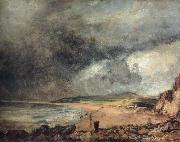 John Constable Weymouth Bay oil